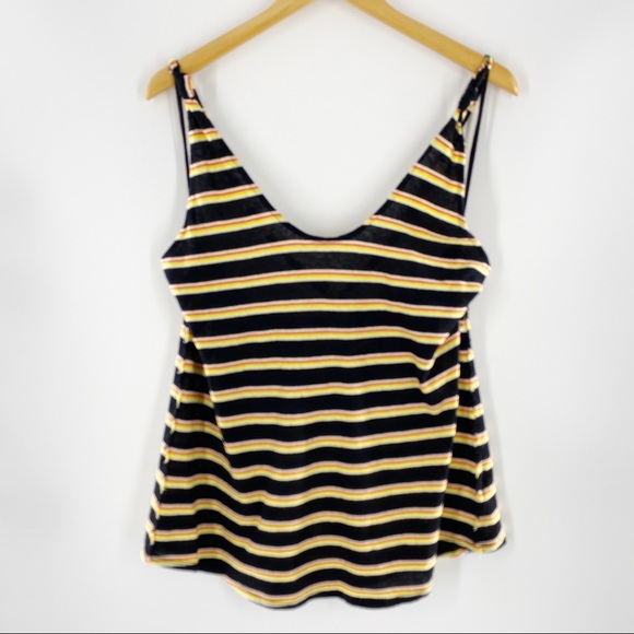 NEW Free People Lost at Sea Tank Top Black L - Picture 4 of 12